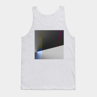 grey black texture art Tank Top